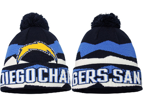 NFL Los Angeles Chargers Stitched Knit Beanies 021